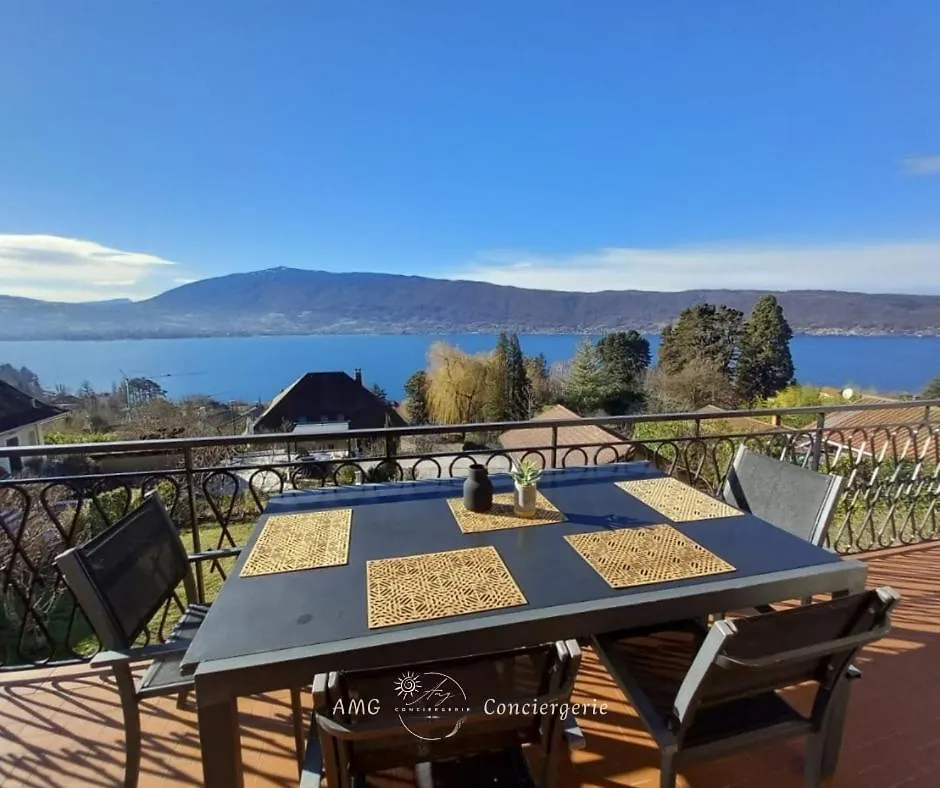 Le Panorama Du Lac - Vue Splendide ! - A 3Mn Du Lac Veyrier-du-Lac Apartamento